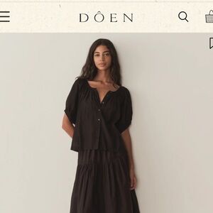 Doen Black June Top